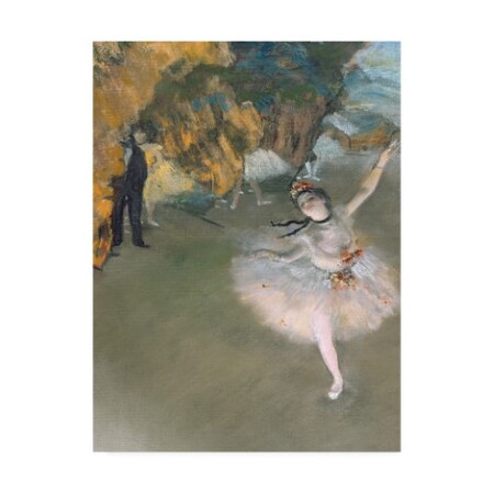 Trademark Fine Art Edgar Degas 'The Star 1876' Canvas Art, 24x32